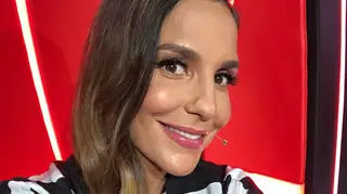 Ivete Sangalo batiza as gémeas Helena e Marina