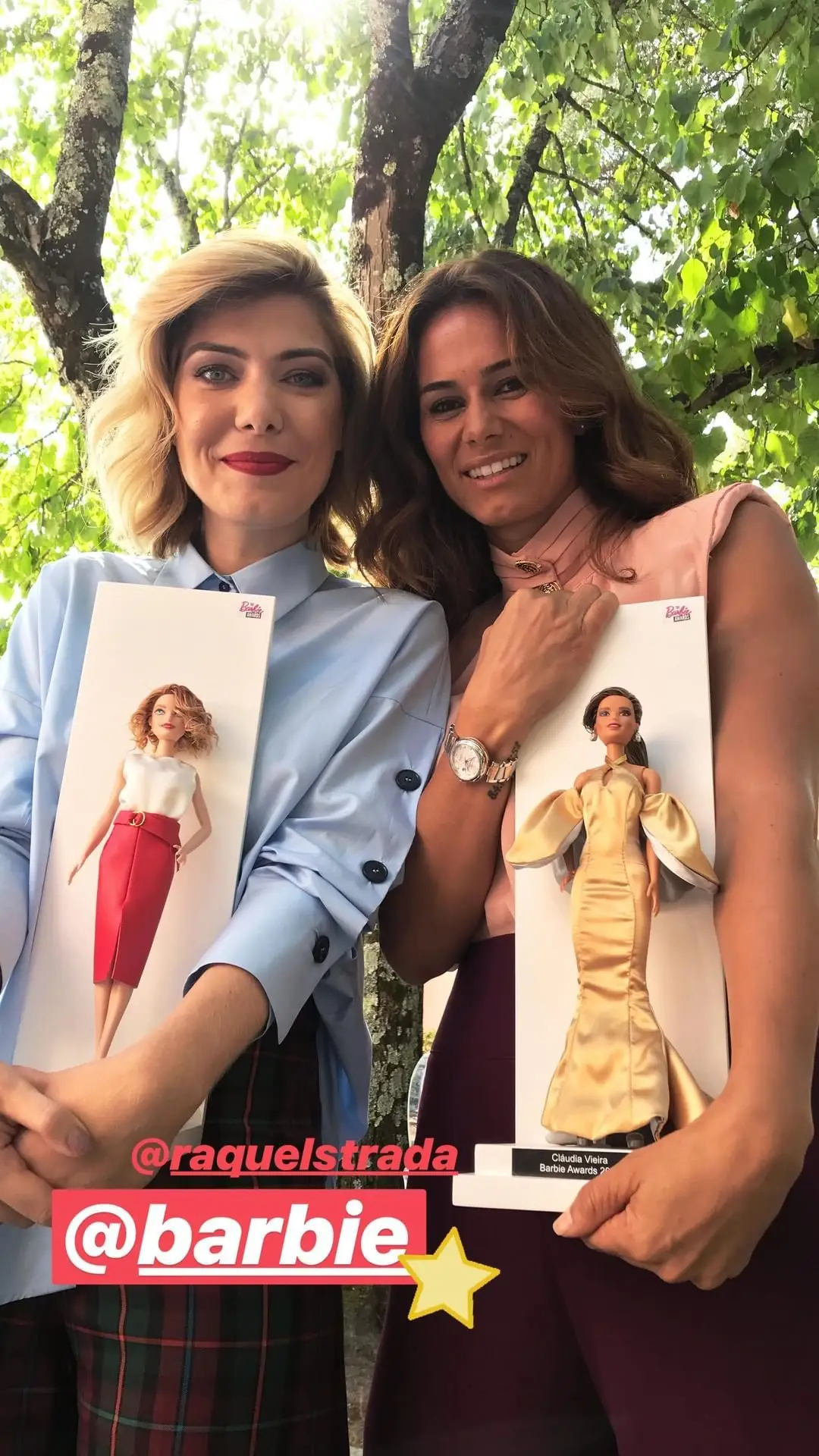 Cláudia Vieira e Raquel Strada têm barbies à sua semelhança