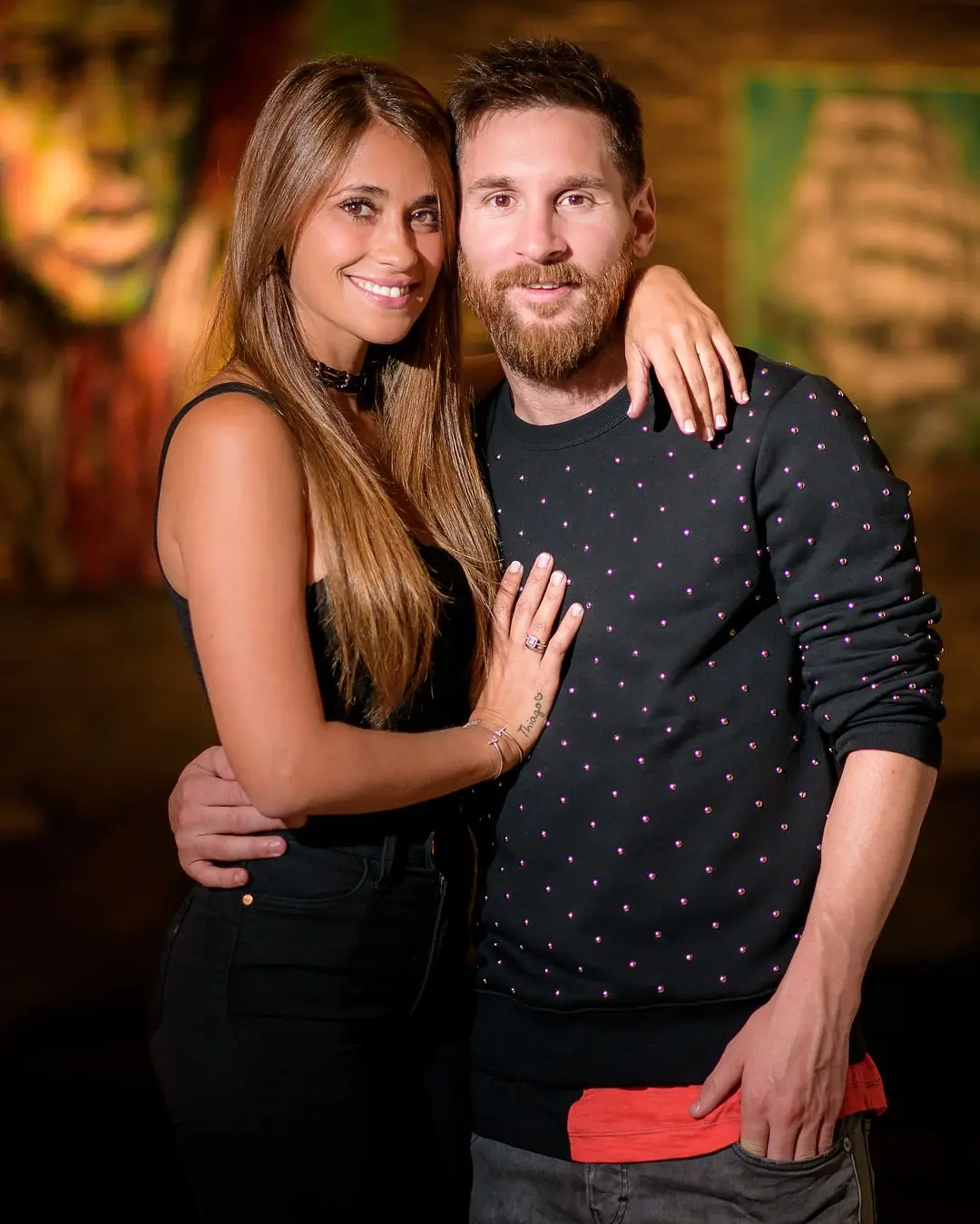 Antonella Roccuzzo e Lionel Messi