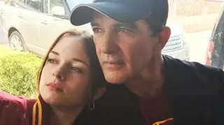 Antonio Banderas mostra como a sua filha cresceu
