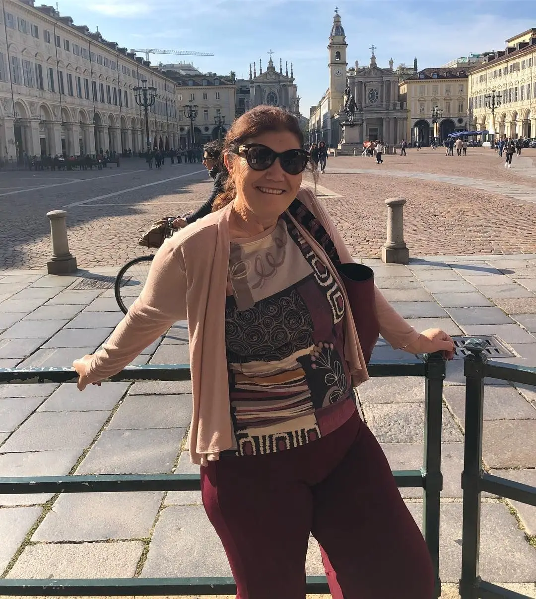 Dolores Aveiro em Turim para ver os seus "tesouros"