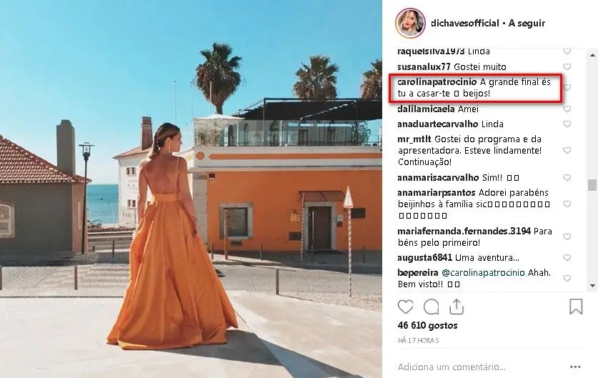 Carolina Patrocínio revela data de casamento de Diana Chaves?