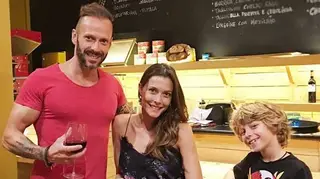 Cláudia Borges dá os parabéns ao filho