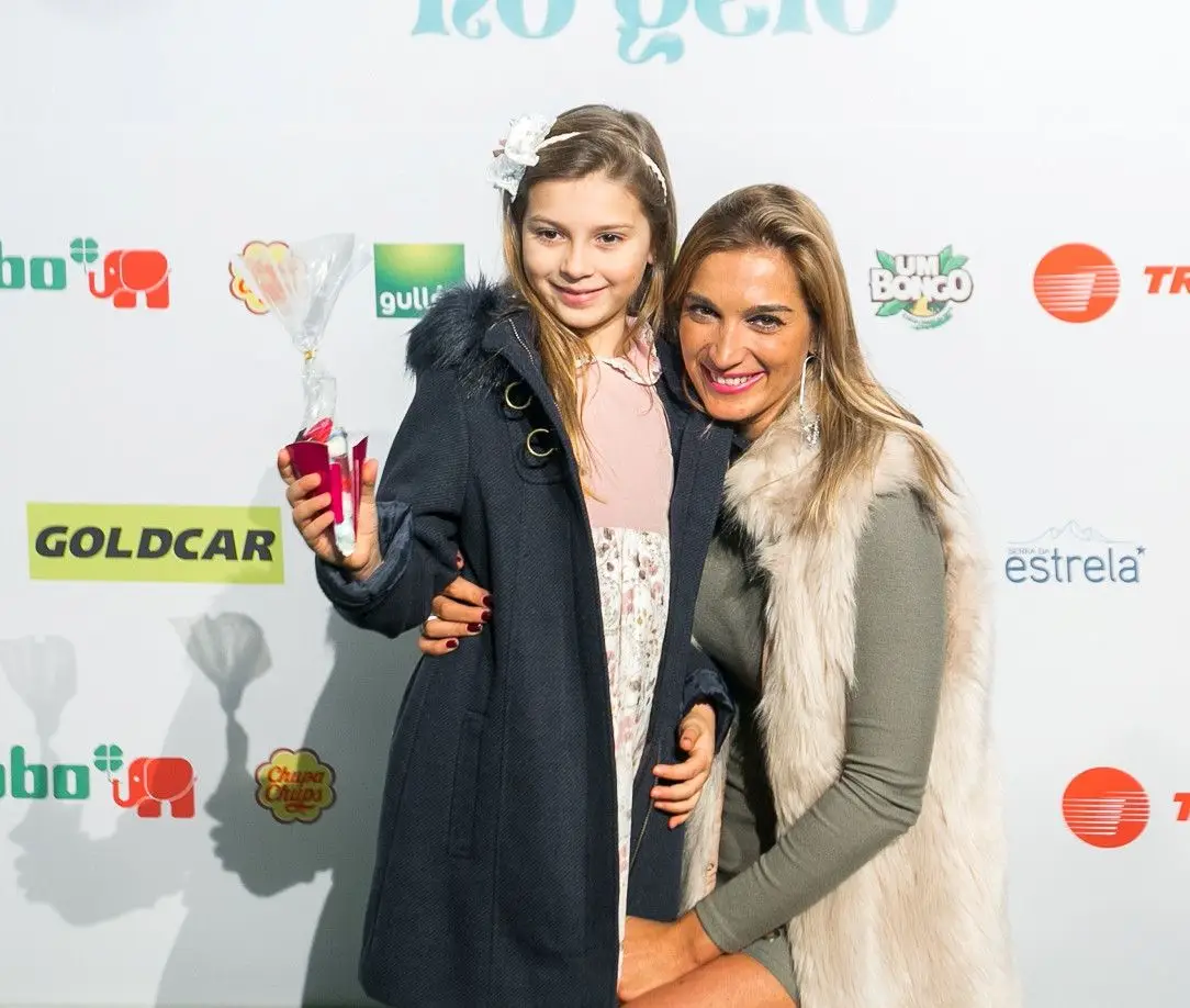 Vanessa Palma com a filha, Matilde