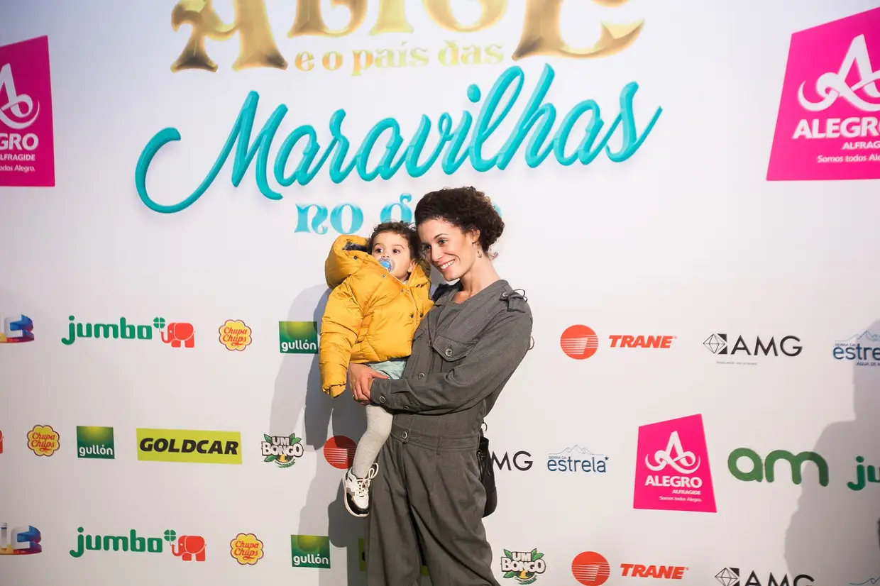 Irma Ribeiro com o filho, Moa