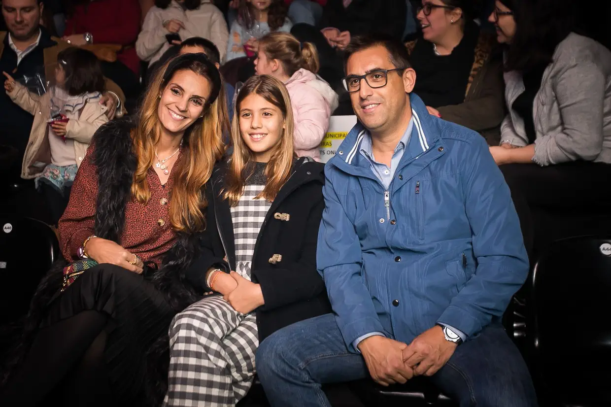 Nuno Luz com a família