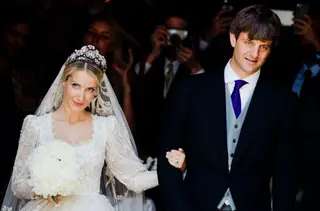 O príncipe Ernst August de Hannover no dia do seu casamento com Ekaterina Malysheva