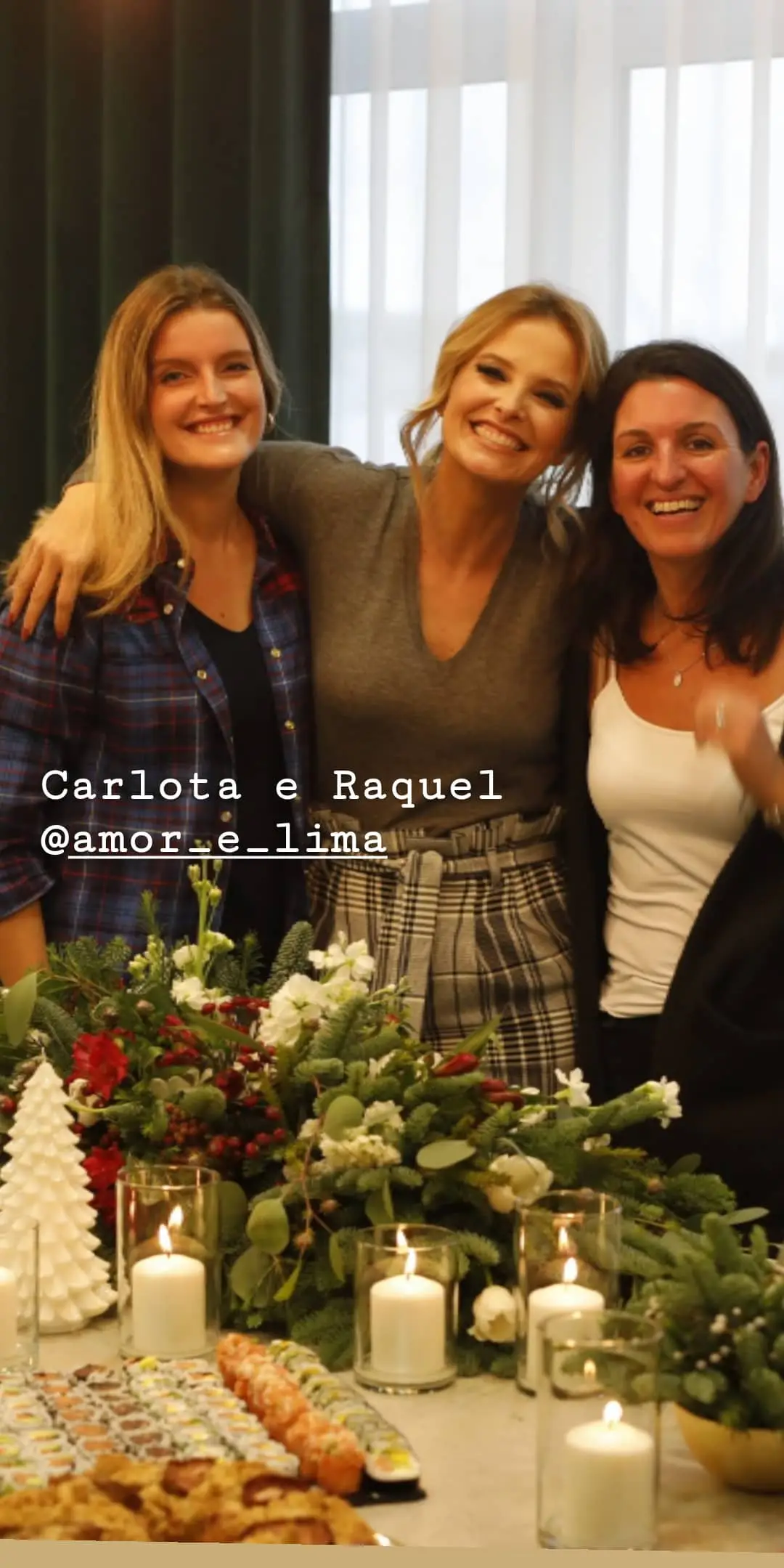 Cristina Ferreira abre as portas da festa de Natal em equipa