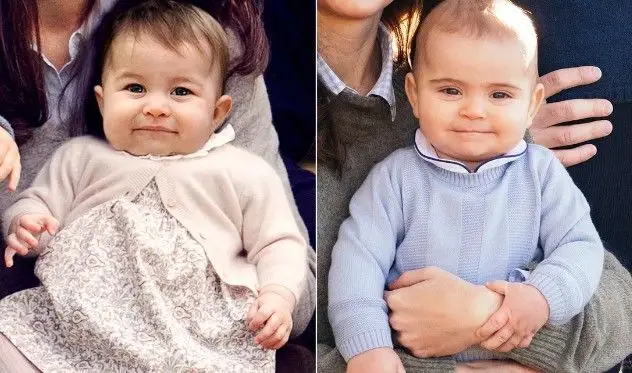 As imagens que provam que o príncipe Louis e a irmã Charlotte são iguais!