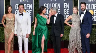 O amor na passadeira vermelha dos Golden Globe Awards