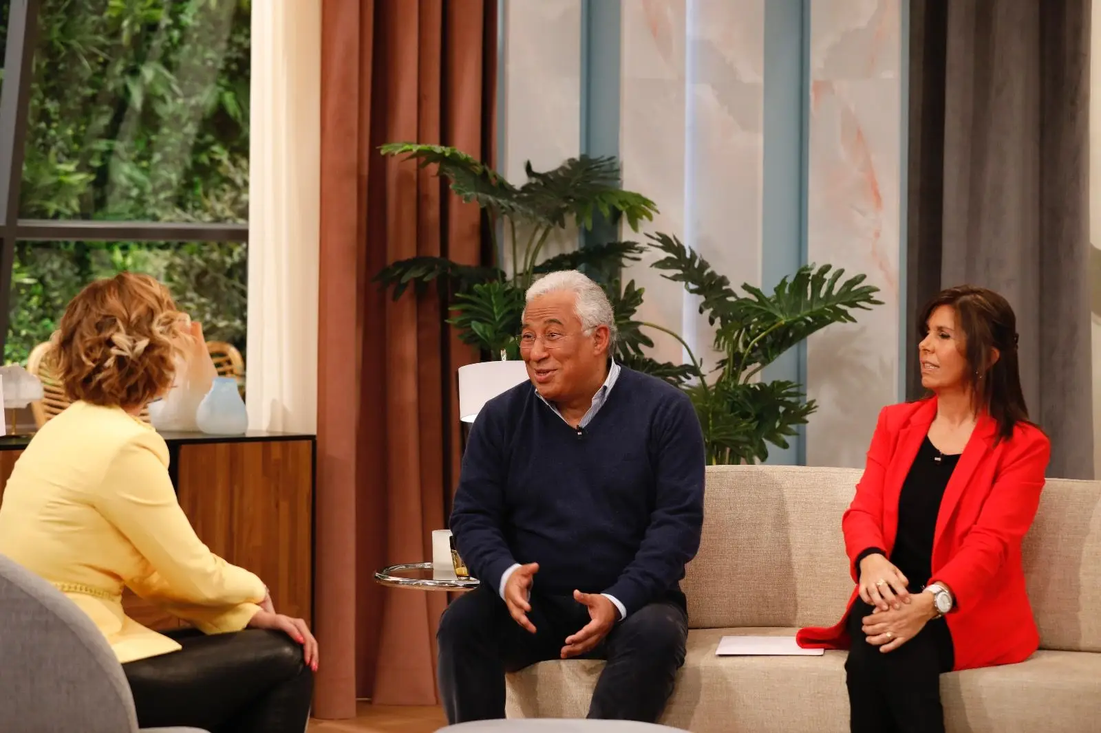António Costa e Fernanda Tadeu n'O Programa da Cristina