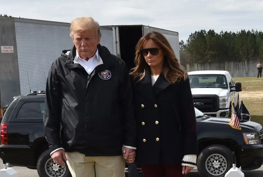 Será Melania Trump na imagem? A teoria que circula nas redes sociais diz que não.
