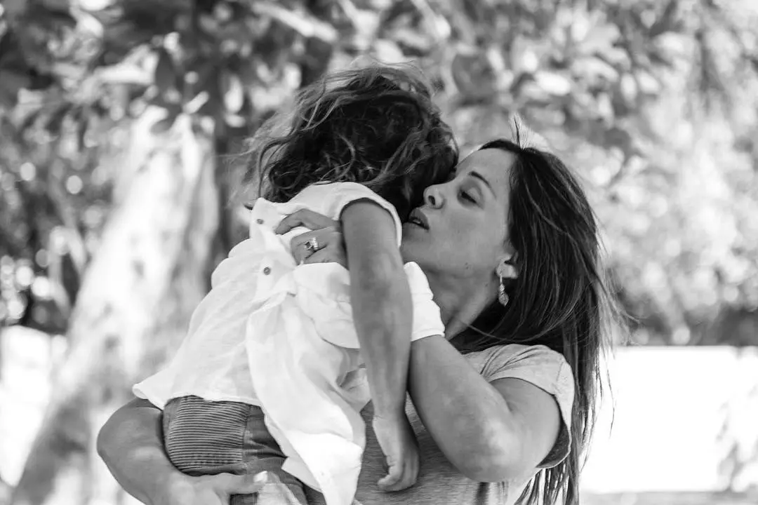 Mariana Patrocínio com a filha Pureza
