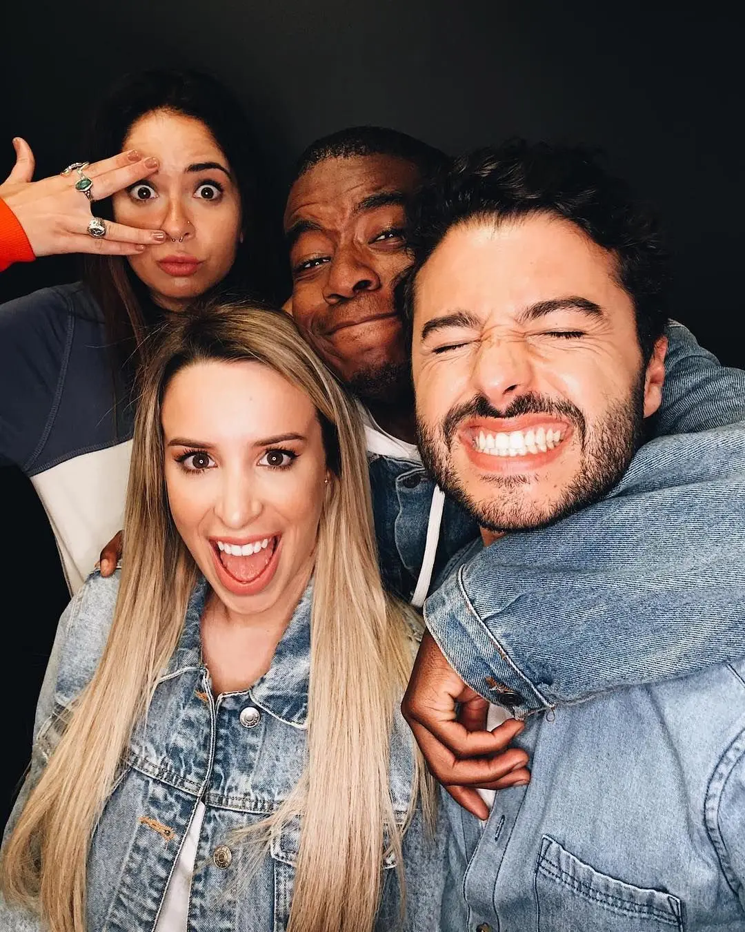 Helena Coelho com Maria Correia, Conguito e Rui Maria Pêgo
