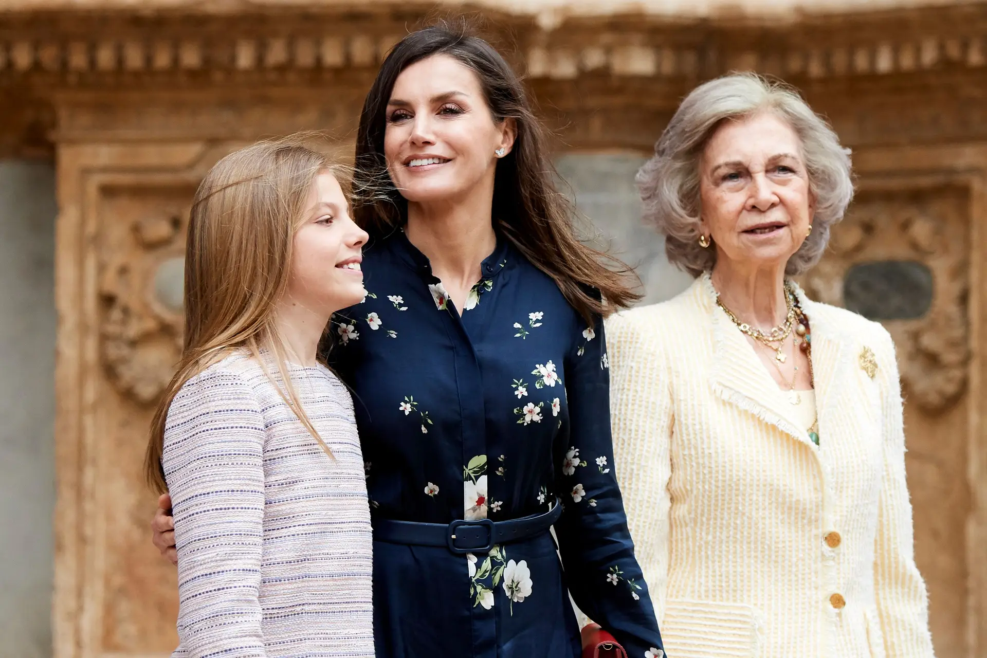 Após tensão no ano passado, Letizia e Sofía parecem ter ultrapassado desavenças