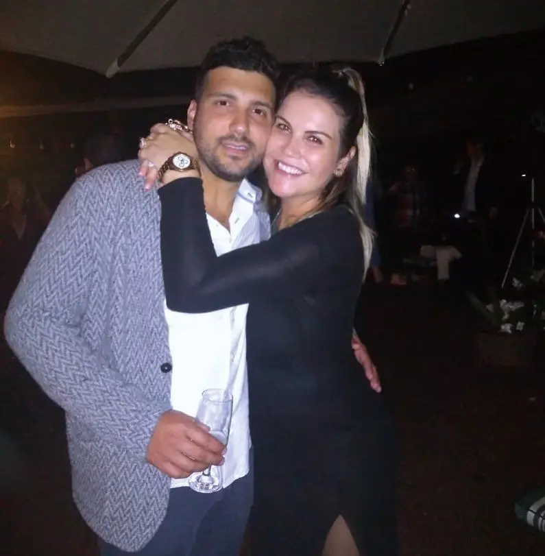 Katia Aveiro e o namorado Alexandre Bertoluci Júnior