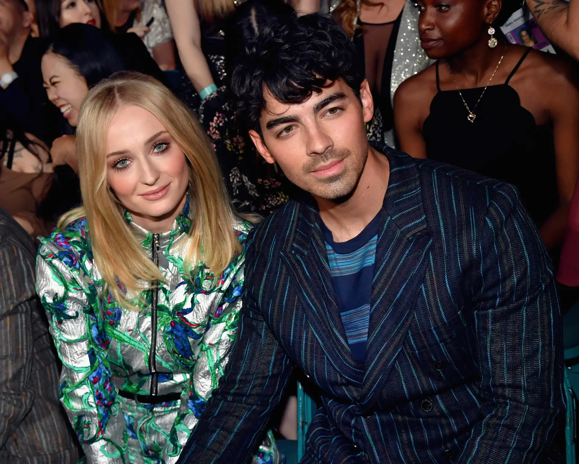 Sophie Turner e Joe Jonas, horas antes do casamento.