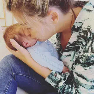 Jessica Athayde com Oliver