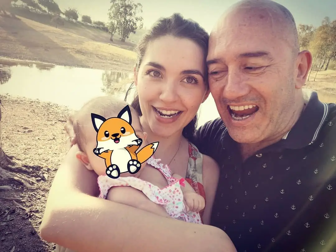 Sara Barradas e José Raposo com Lua