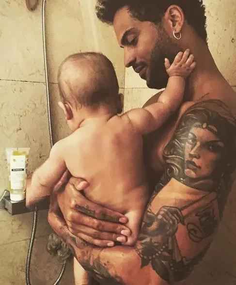 Namorado de Rita Pereira publica fotografia ternurenta com o filho no banho