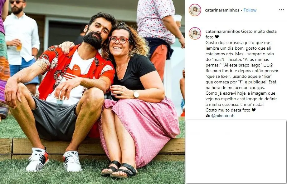 Catarina Raminhos desabafa nas redes sociais: "Está na hora de me aceitar"