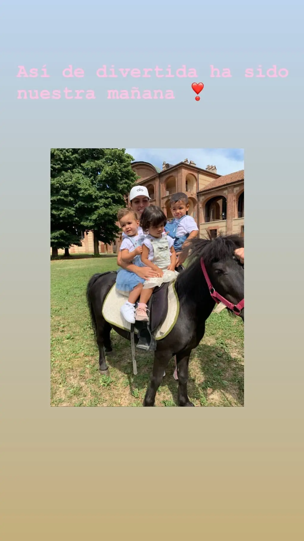 Vídeo: Georgina Rodríguez leva os filhos a andar de cavalo