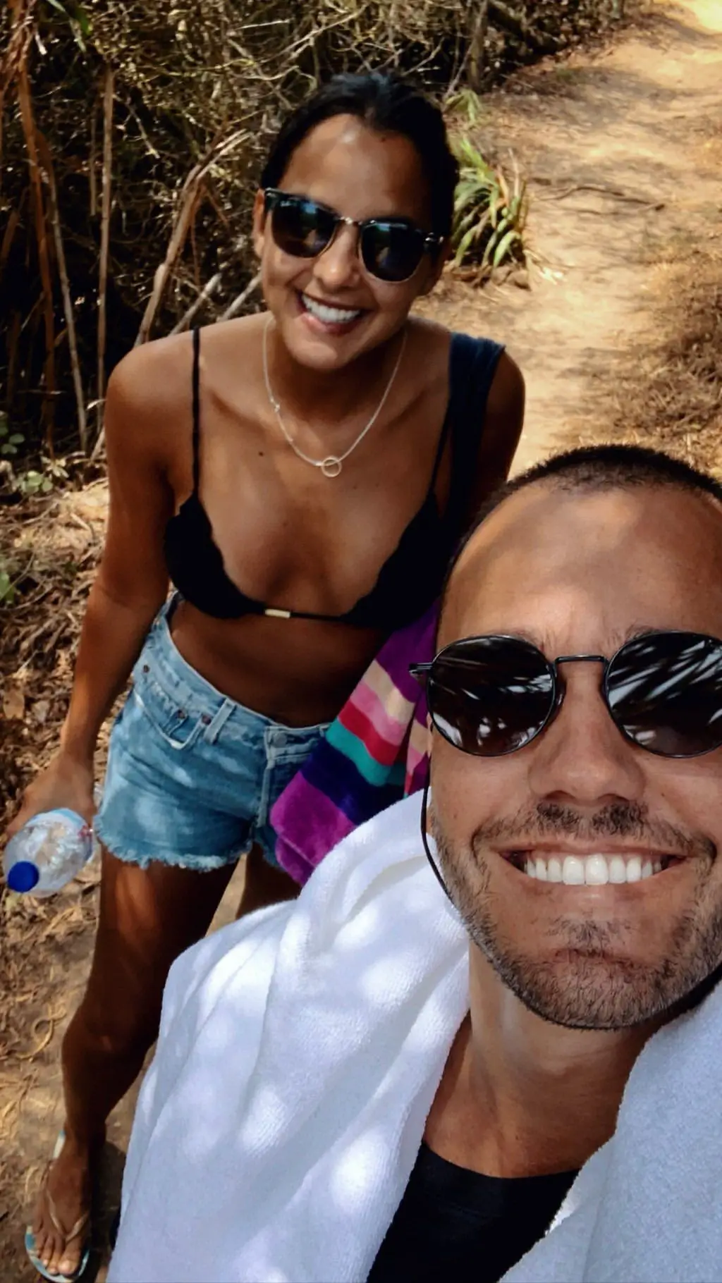 As imagens do fim de semana de Sara Matos e Pedro Teixeira "no paraíso"