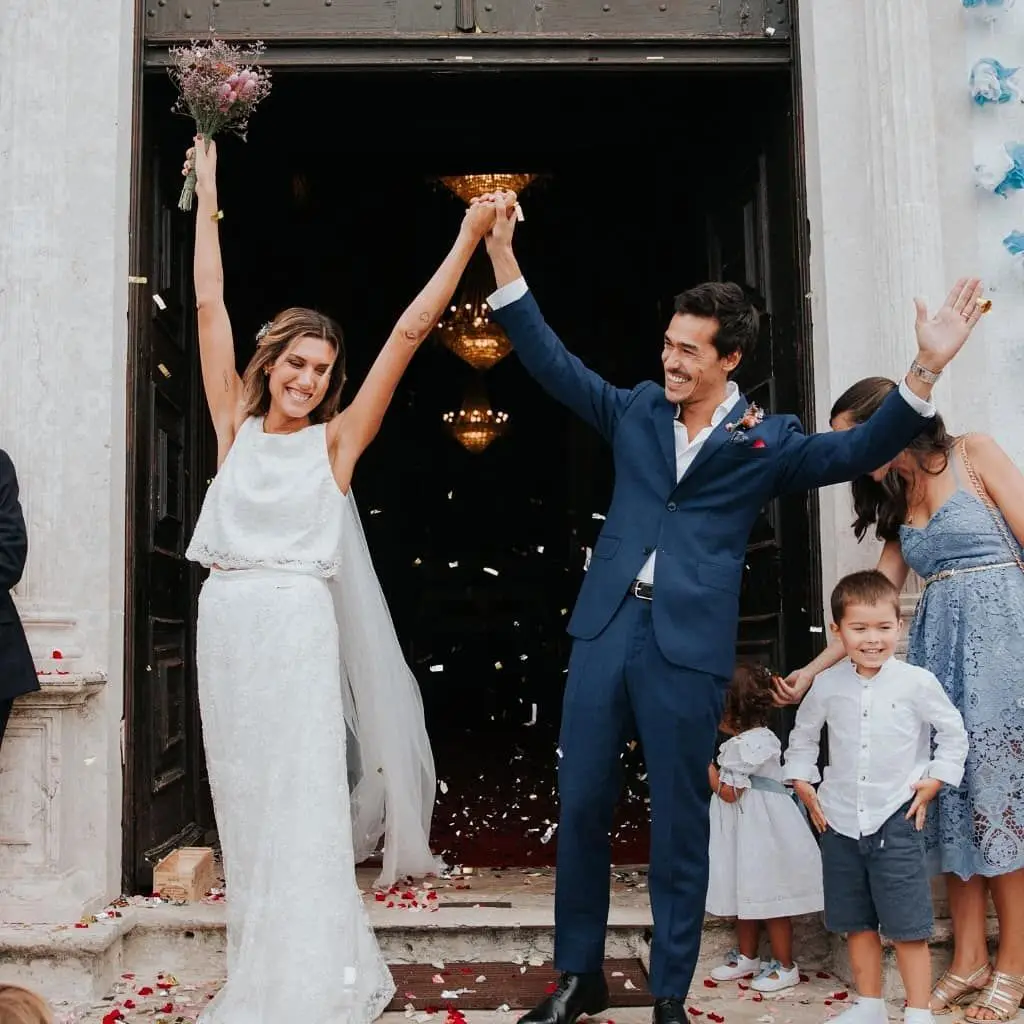 As imagens do casamento de Francisco Garcia e Sofia Sousa Guedes