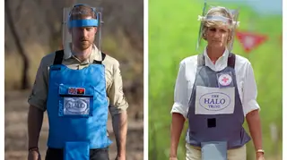 Príncipe Harry visita campo de minas onde Diana esteve há 22 anos