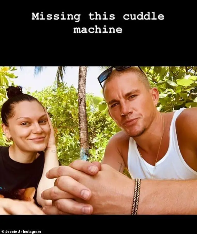 Jessie J publica fotografia rara com Channing Tatum e revela saudades do namorado