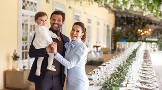 Eis as primeiras imagens do batizado do filho de Dânia Neto