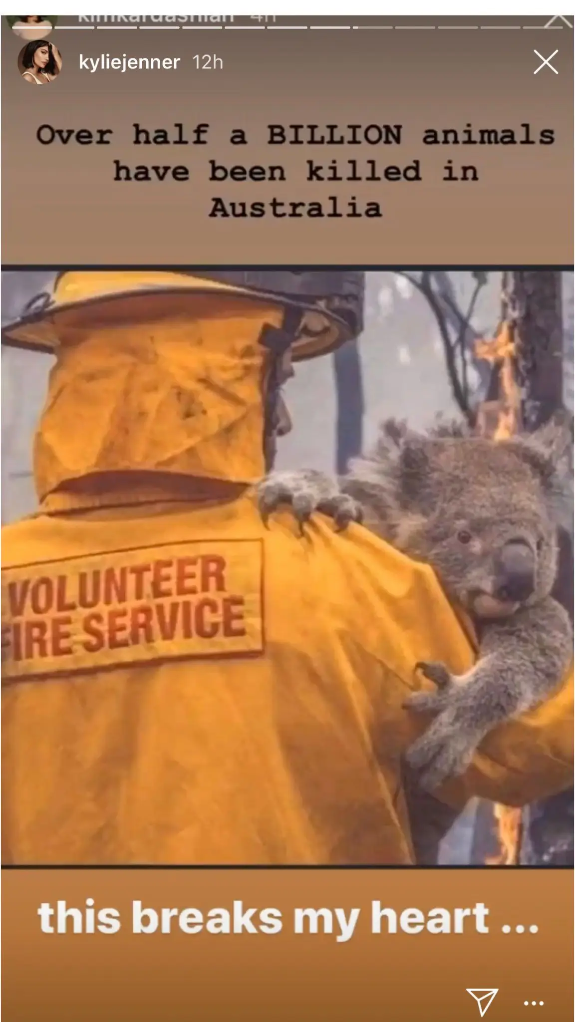Kylie Jenner envolve-se em polémica relacionada com os incêndios na Austrália e deixa os fãs revoltados