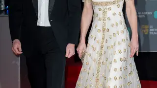 Príncipe William e Kate Middleton não resistem a piada de Brad Pitt sobre Harry