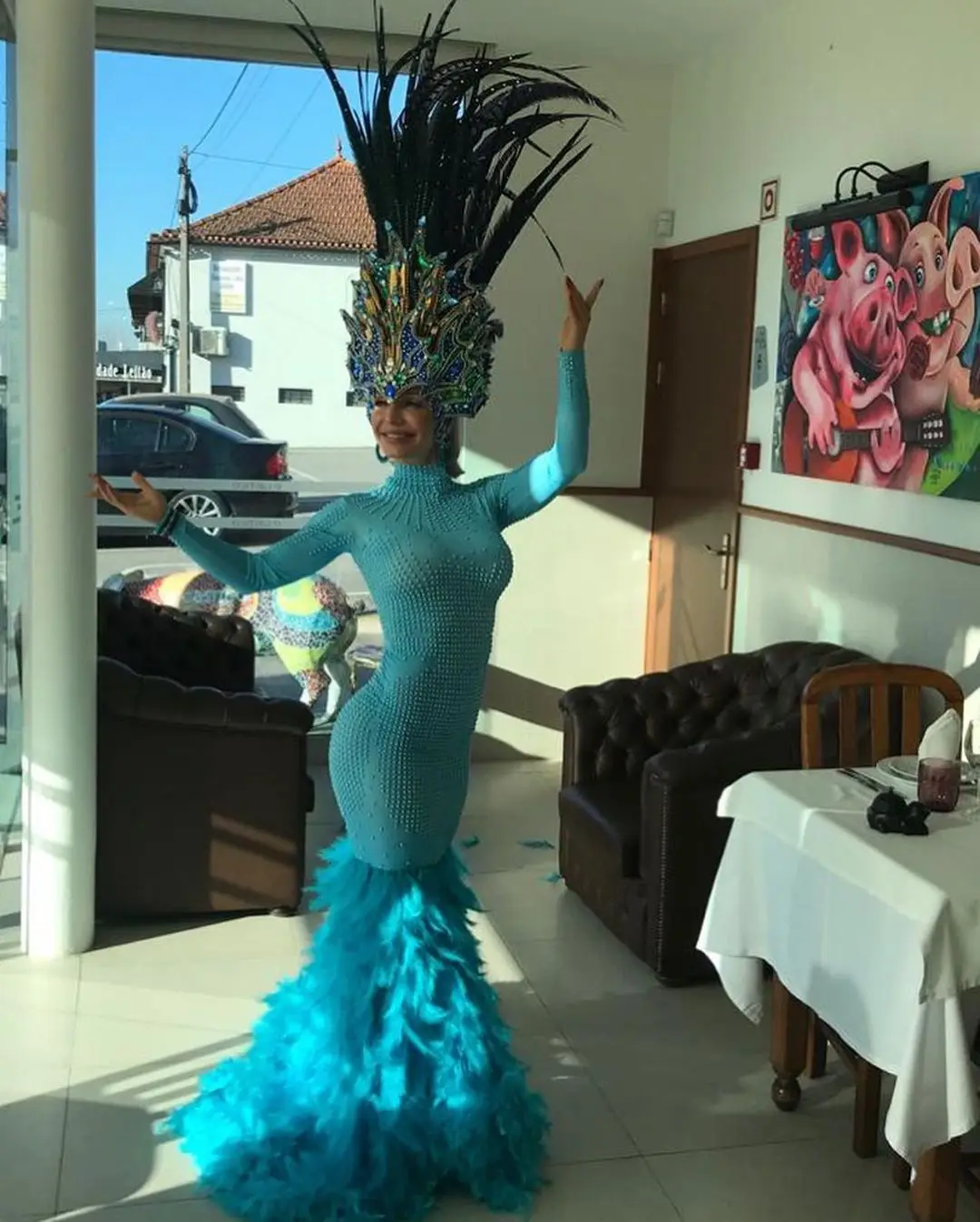 Luciana Abreu partilha pormenores do carnaval e recebe elogios: "És simplesmente incrível"