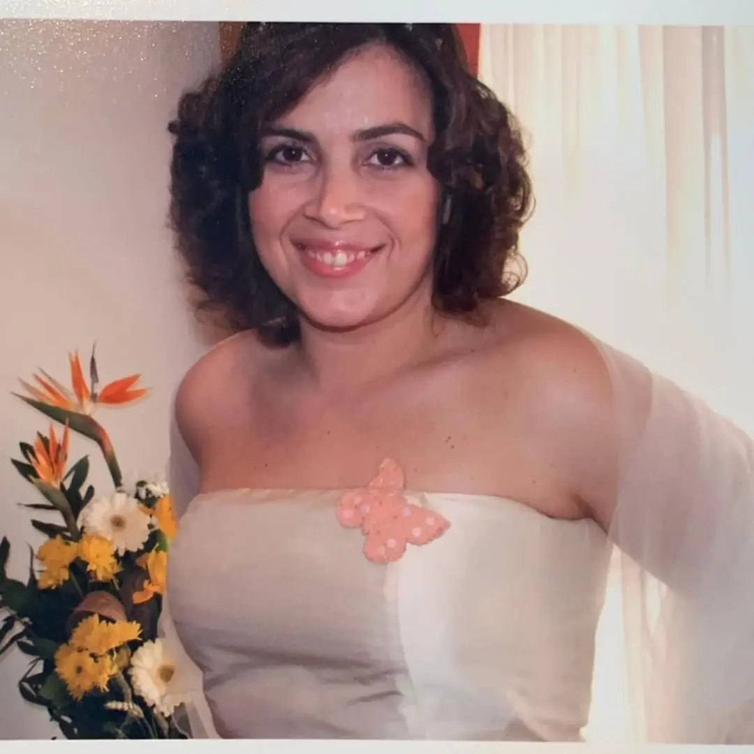 Catarina Raminhos no dia do seu casamento com António Raminhos