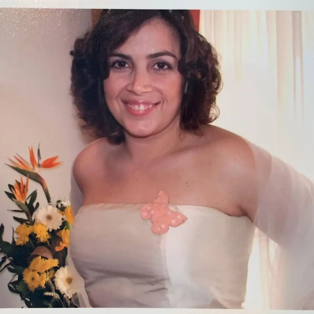 Catarina Raminhos no dia do seu casamento com António Raminhos