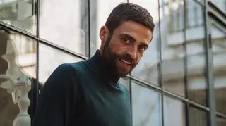 Diogo Amaral posa com os dois filhos para a revista GQ