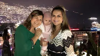 Depois de susto com a mãe Katia Aveiro afirma: “O nosso coração já está leve e o nosso chão já está firme”