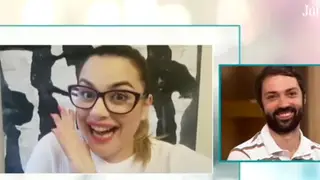 Diogo Valsassina é surpreendido com declaração de amor de Ana Guiomar em direto