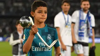 Filho mais velho de Cristiano Ronaldo surpreende ao mudar de visual