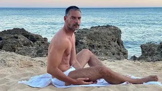 Ao lado da filha, Cláudio Ramos fala sobre os futuros netos