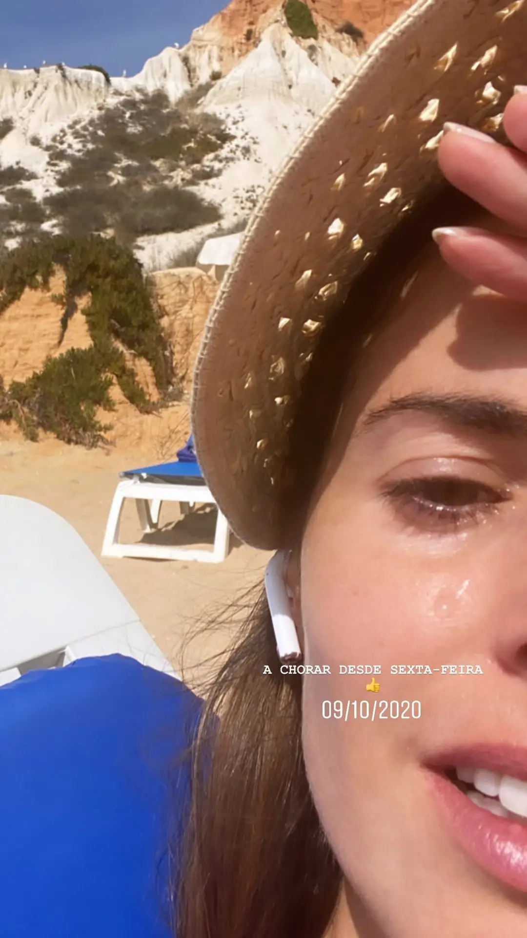 Emocionada com o casamento, Catarina Gouveia confessa: "A chorar desde sexta-feira"