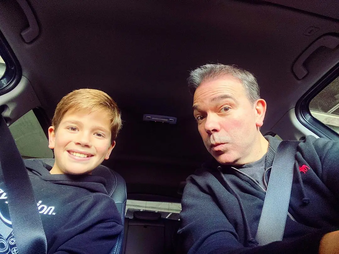 Nuno Santos e o filho, Pedro