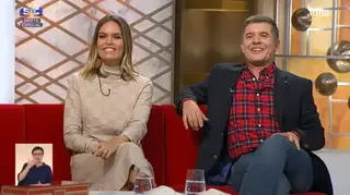 Diana Chaves e João Baião recordam convite para apresentar o programa 'Casa Feliz'
