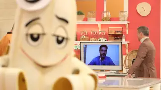 Bruno Cabrerizo sobre a sua participação no programa 'A Máscara': "Sem dúvida, o canto foi algo novo para mim"