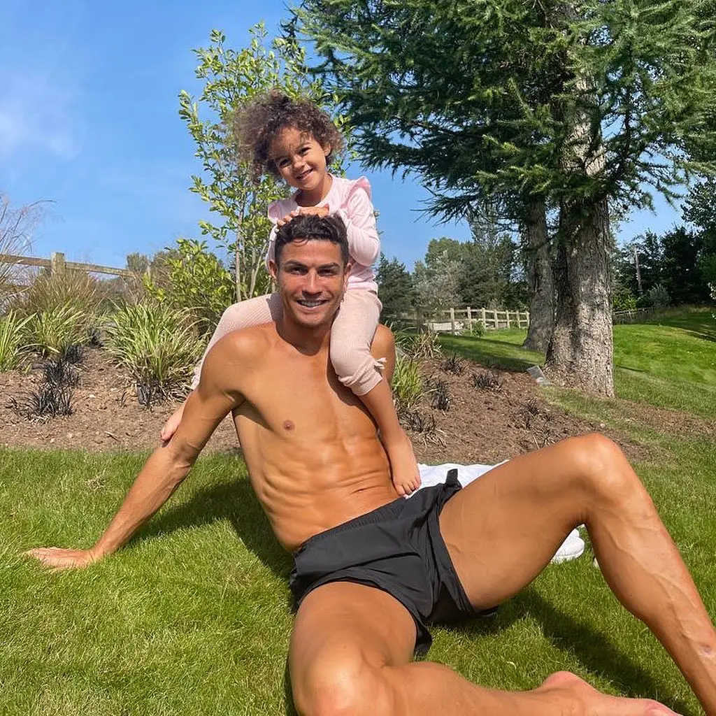Alana Martina com Cristiano Ronaldo