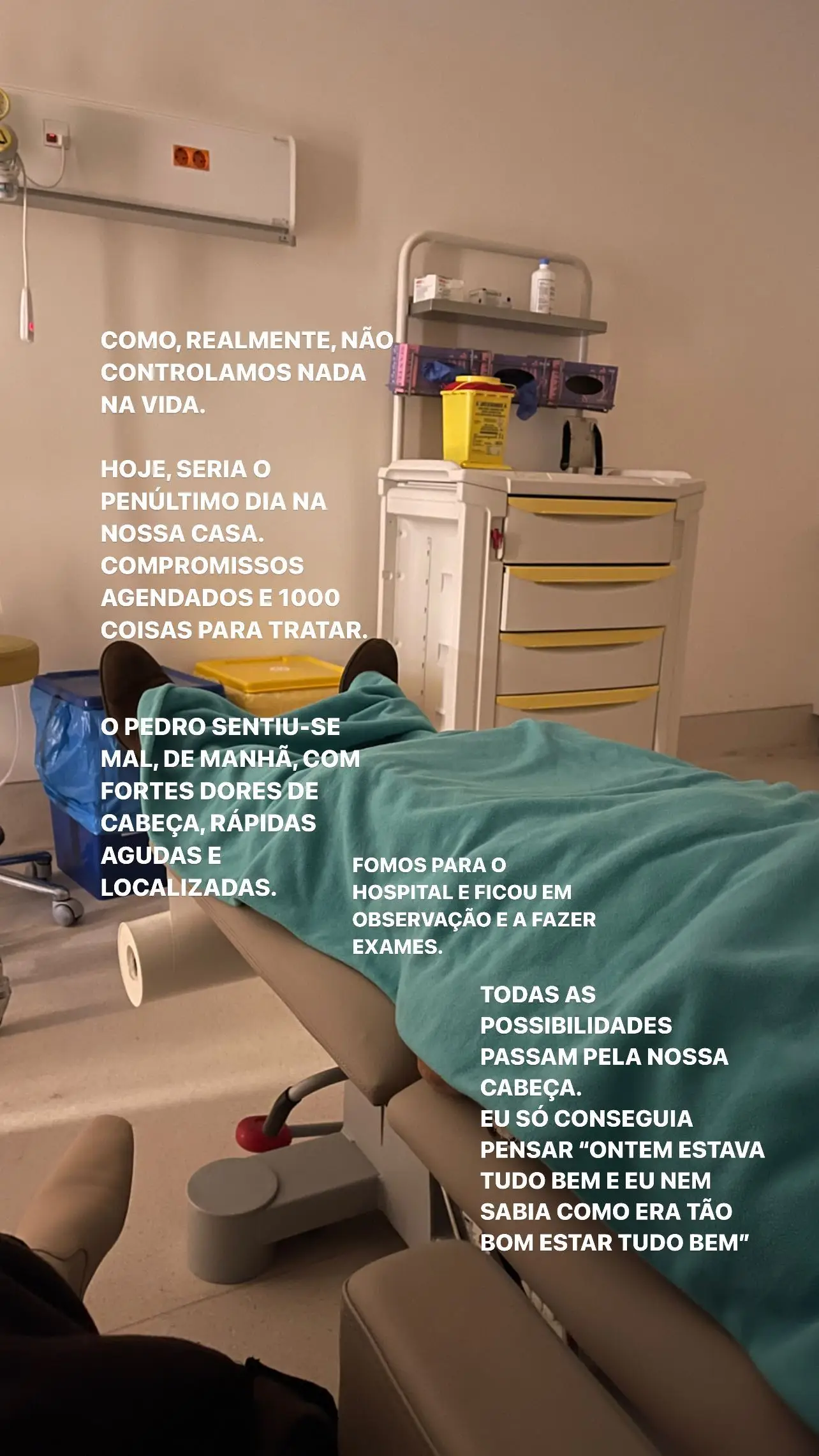 Catarina Gouveia desabafa sobre estado de saúde do marido: "Como, realmente, não controlamos nada na vida"