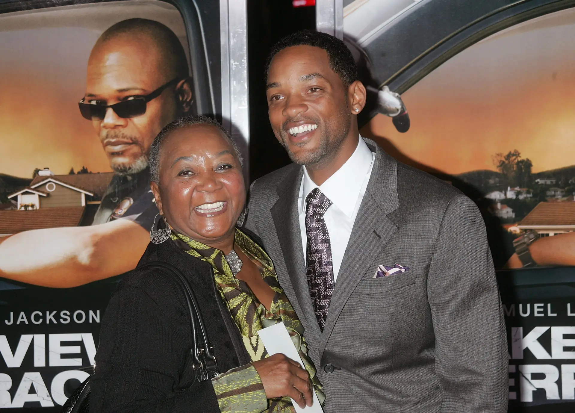 NEW YORK – SEPTEMBER 15: Actor Will Smith and his mom Carolyn Smith attend the premiere of “Lakeview Terrace” at the AMC Lincoln Square Theater on September 15, 2008 in New York City. (Photo by Jim Spellman/WireImage)