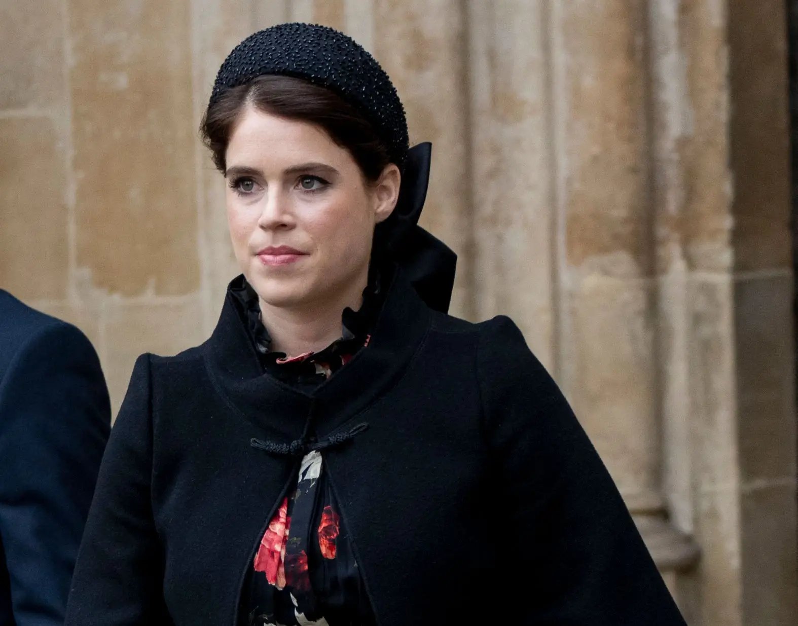 LONDON, ENGLAND – MARCH 29: Princess Eugenie attends a memorial service for the Duke of Edinburgh at Westminster Abbey on March 29, 2022 in London, England. (Photo by Mark Cuthbert/UK Press via Getty Images)
