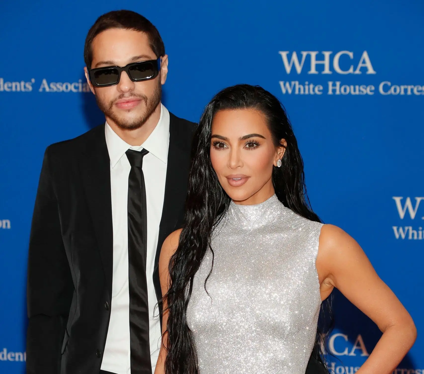 WASHINGTON, DC – APRIL 30: Pete Davidson and Kim Kardashian attend the 2022 White House Correspondents’ Association Dinner at Washington Hilton on April 30, 2022 in Washington, DC. (Photo by Paul Morigi/Getty Images)